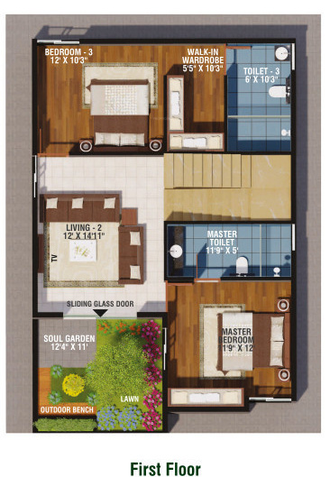  soul-garden Floor Plan First Floor Plan