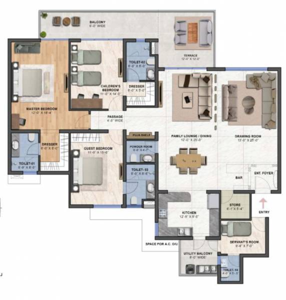 Floor Plan the-medallion-aurum Floor Plan Floor Plan