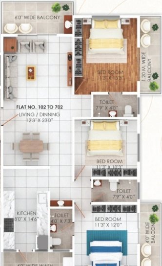  meher ganga Floor Plan Floor Plan