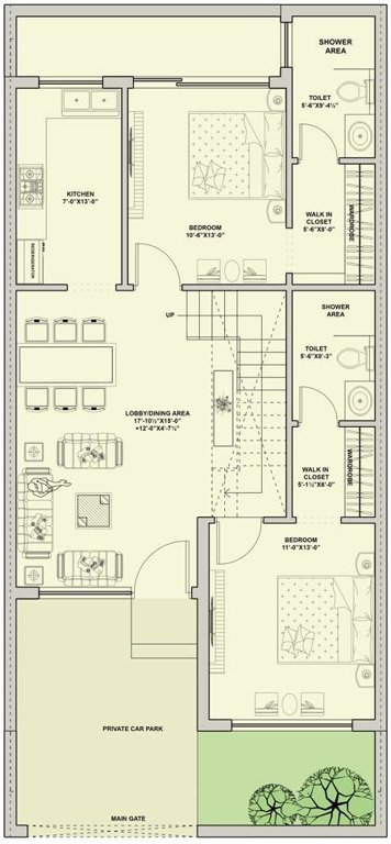  riverdale aerovista Floor Plan Ground Floor Plan