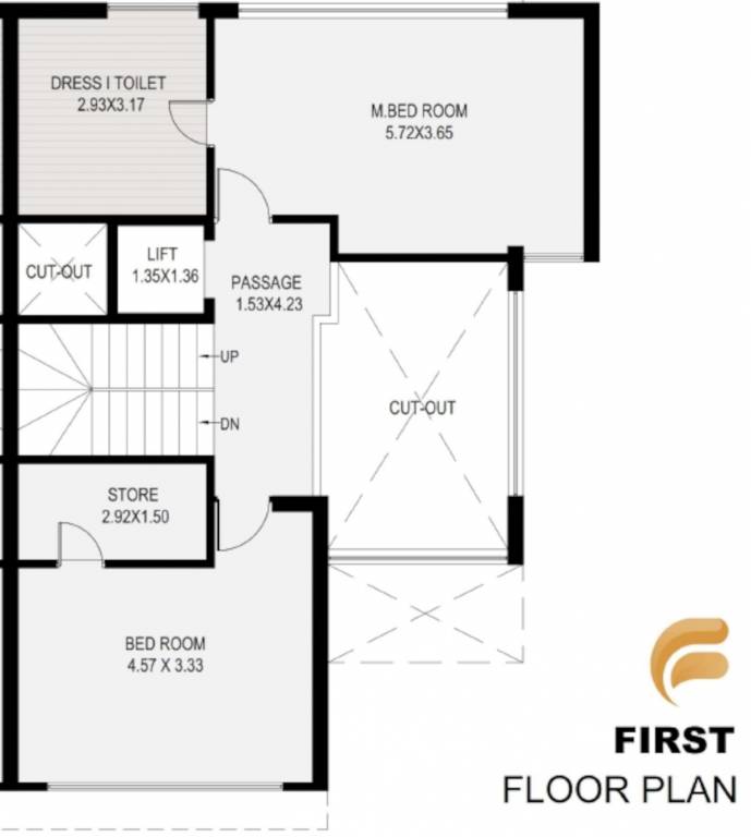  young bungalows Floor Plan First Floor Plan