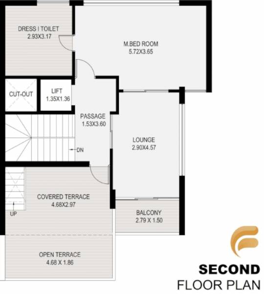  young-bungalows Floor Plan Second Floor Plan