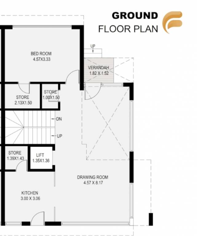  young bungalows Floor Plan Ground Floor Plan