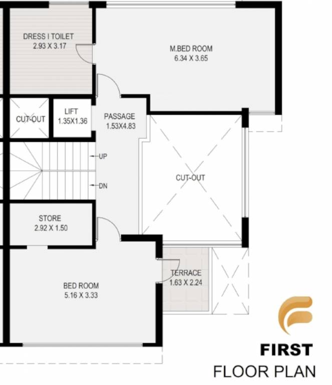  young bungalows Floor Plan First Floor Plan