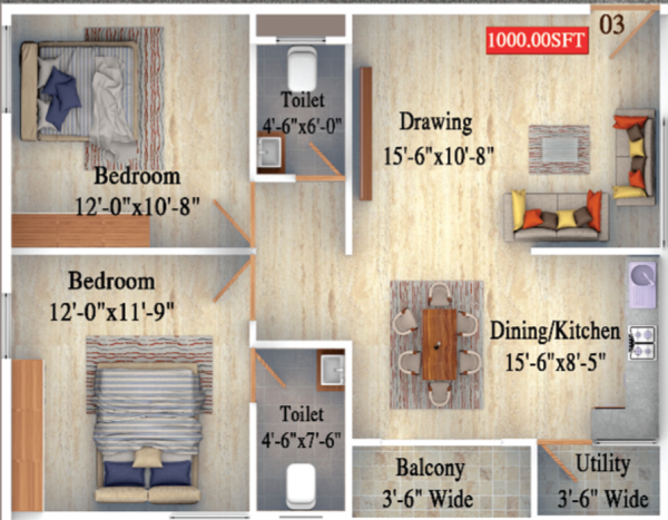  sunshine-apartment Floor Plan Floor Plan
