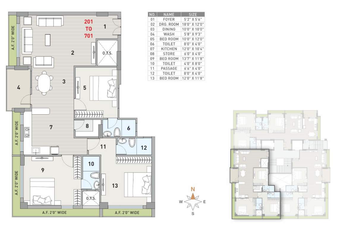  blue heights Floor Plan Floor Plan