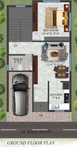  the urban villas Floor Plan Ground Floor Plan