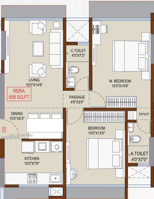  ganga niwas chs ltd Floor Plan Floor Plan