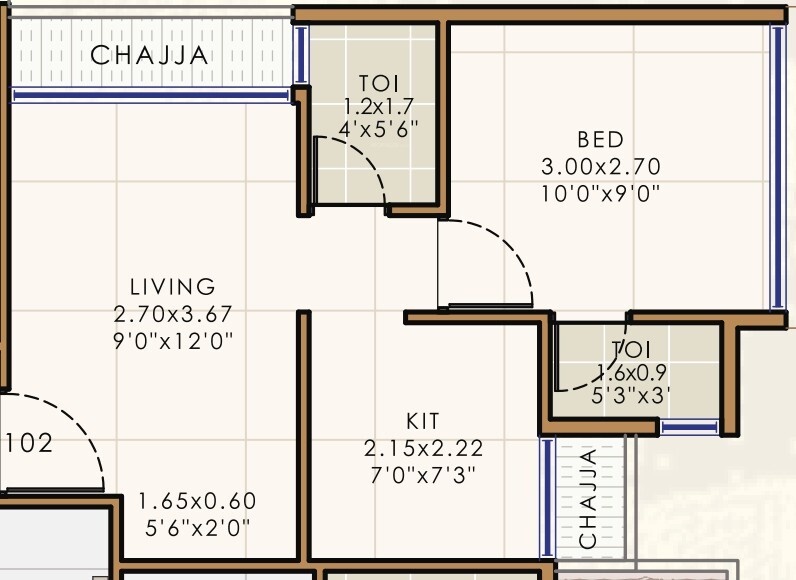 Floor Plan avantika aura Floor Plan Floor Plan