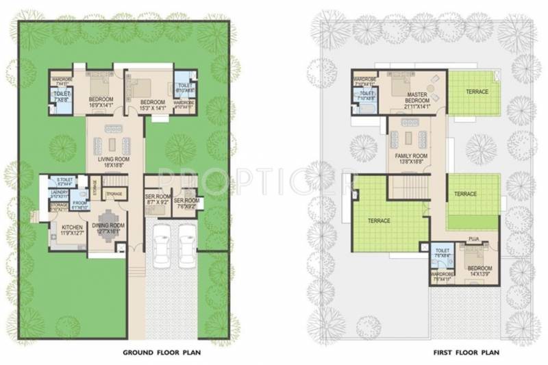 Sark One (4BHK+4T (3,250 sq ft)   Servant Room 3250 sq ft)