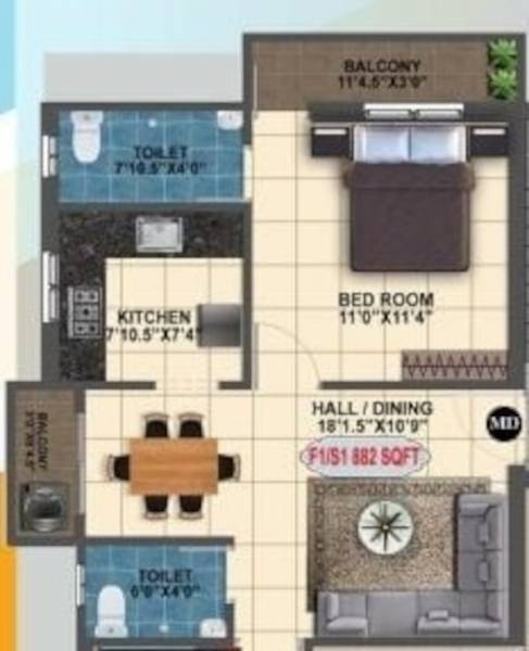  sai-nivash-apartment Floor Plan Floor Plan