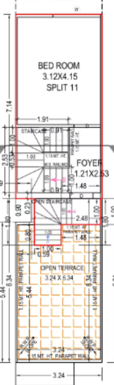  shivkrupa residency 2 Floor Plan Second Floor Plan