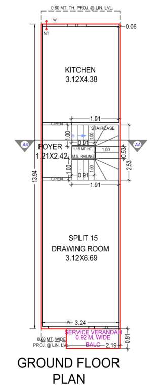  shivkrupa residency 2 Floor Plan Ground Floor Plan