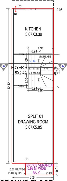  shivkrupa residency 2 Floor Plan Ground Floor Plan