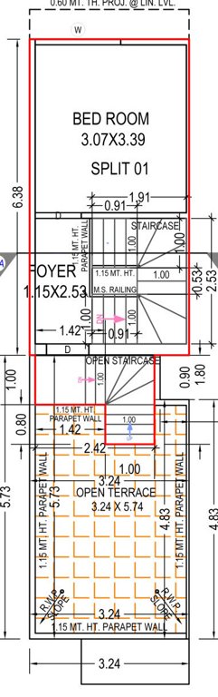  shivkrupa residency 2 Floor Plan Second Floor Plan