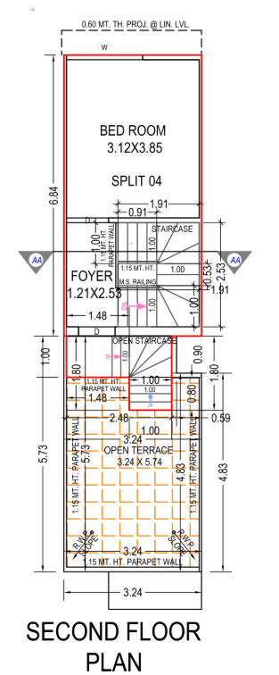  shivkrupa residency 2 Floor Plan Second Floor Plan