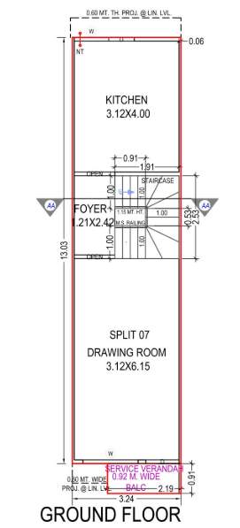  shivkrupa residency 2 Floor Plan Ground Floor Plan