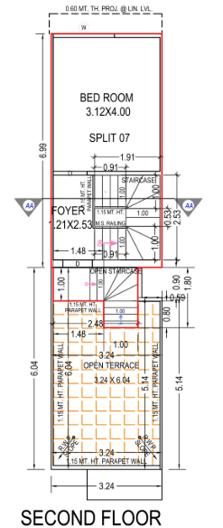  shivkrupa residency 2 Floor Plan Second Floor Plan