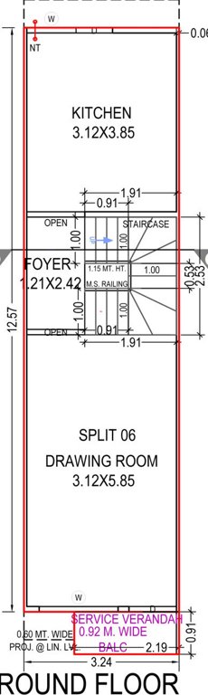  shivkrupa residency 2 Floor Plan Ground Floor Plan