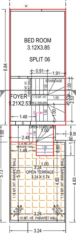  shivkrupa residency 2 Floor Plan Second Floor Plan