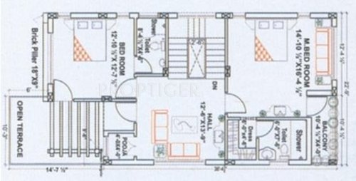 Skypx Enclave (3BHK+3T (2,168 sq ft)   Pooja Room 2168 sq ft)