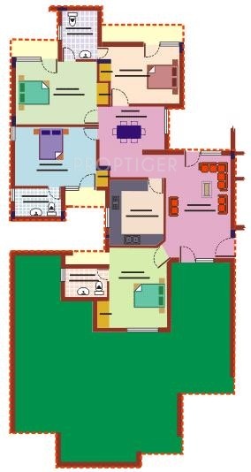 Mittals Rishi Apartments (4BHK+3T (3,000 sq ft) 3000 sq ft)