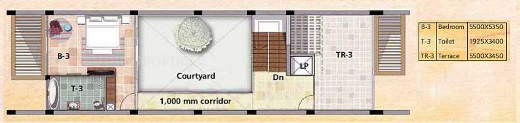 Ambuja Riviera (3BHK+3T (2,470 sq ft) 2470 sq ft)