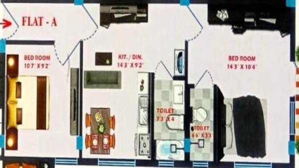  kalpataru-apartment Floor Plan Floor Plan