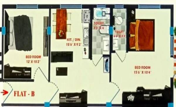  kalpataru-apartment Floor Plan Floor Plan