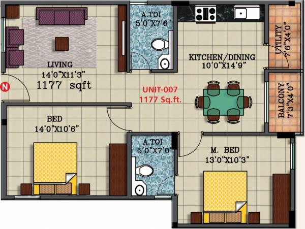  aarna Floor Plan Floor Plan
