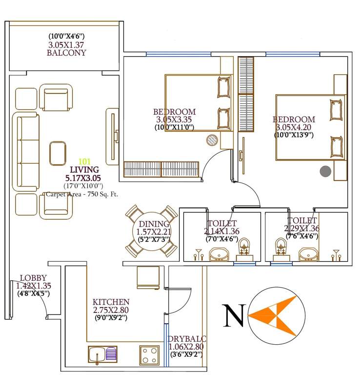  yojangandha Floor Plan Floor Plan