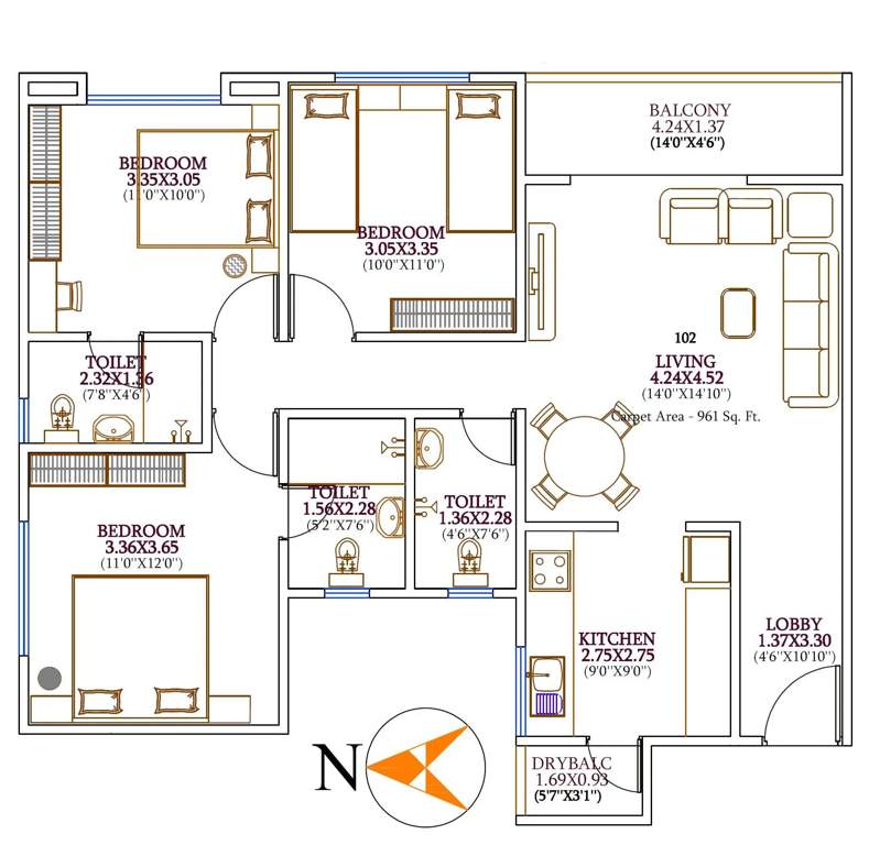  yojangandha Floor Plan Floor Plan