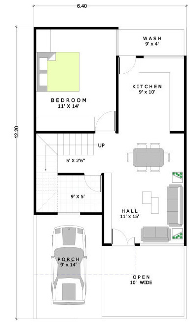  amar vihar Floor Plan Ground Floor Plan