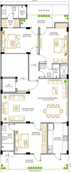  builder-floor-210-sq-yd Floor Plan Floor Plan