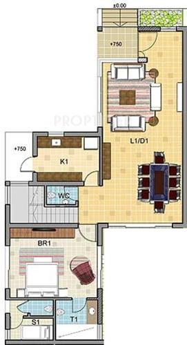 Ambuja Plumeria (3BHK+4T (2,179 sq ft) + Servant Room 2179 sq ft)