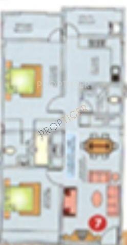 Venkatasai Vensa Residency (2BHK+2T (1,227 sq ft) 1227 sq ft)