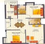  Vigneshvara Homes (2BHK+2T (736 sq ft) 736 sq ft)