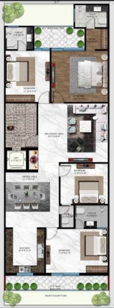  builder-floor-275-sqyd Floor Plan Floor Plan