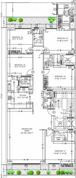  builder-floor-455-sqyd Floor Plan Floor Plan