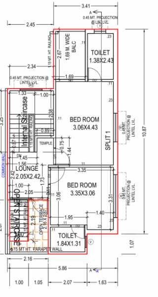  aroma-56 Floor Plan First Floor Plan