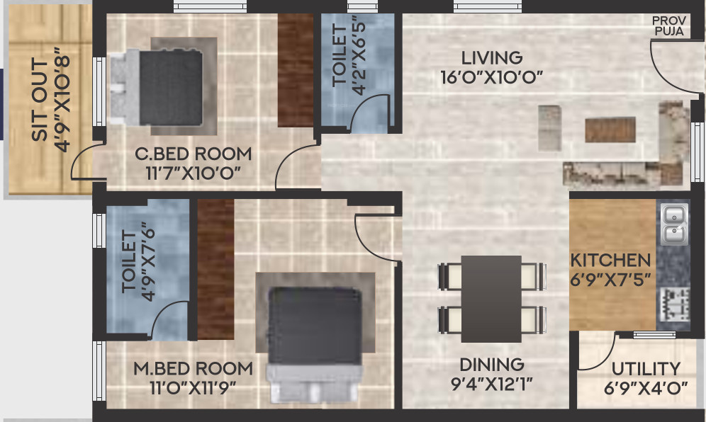  royal orchids Floor Plan Floor Plan