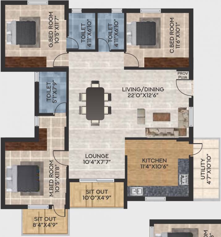 Floor Plan royal orchids Floor Plan Floor Plan