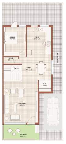  bhaktikunj Floor Plan Ground Floor Plan
