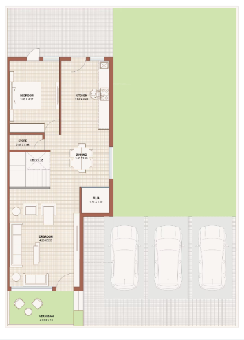  bhaktikunj Floor Plan Ground Floor Plan