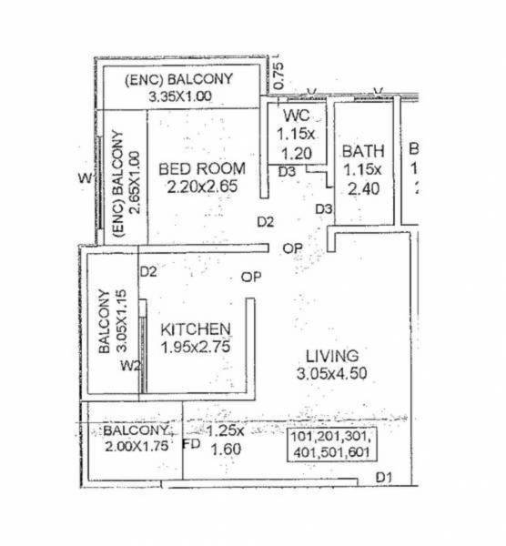  bramha-residency Floor Plan Floor Plan