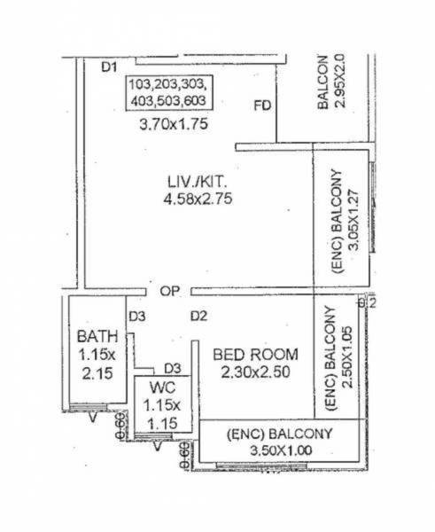  bramha-residency Floor Plan Floor Plan