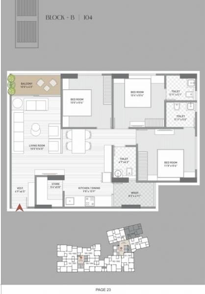  shruti-apartment Floor Plan Floor Plan