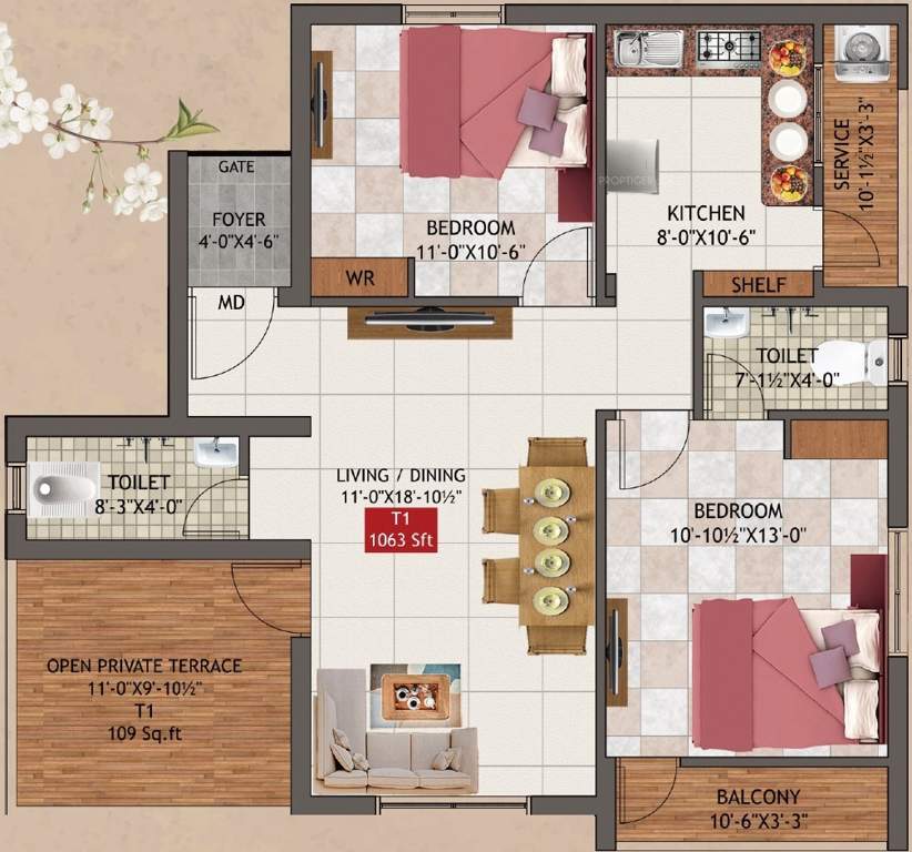  angelite apartment Floor Plan Floor Plan