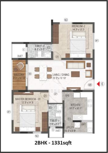 paradise-magizham Floor Plan Floor Plan