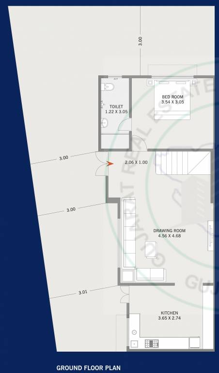  gajanan bunglows Floor Plan Ground Floor Plan